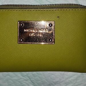 Michael Kors Lime Green Wallet